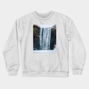 Snowy Waterfall Crewneck Sweatshirt